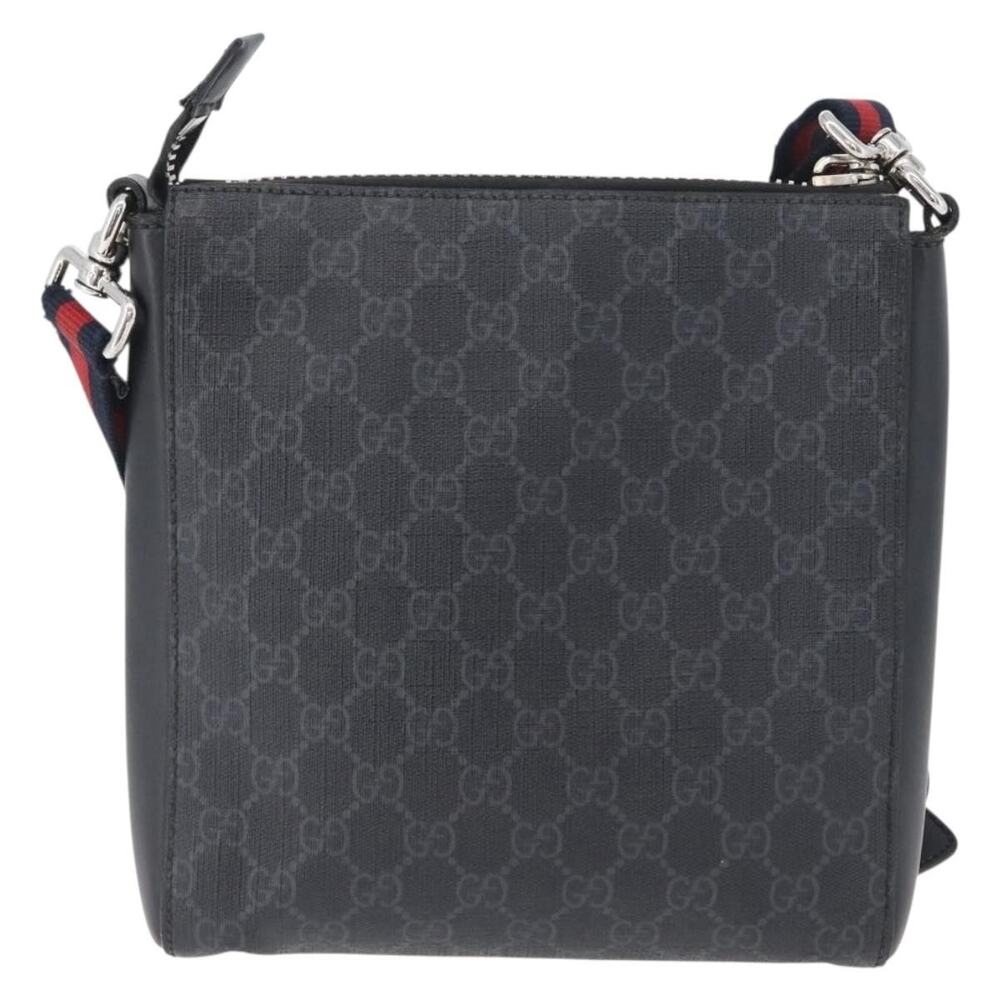 Gucci GG Supreme Web Shoulder Bag Black